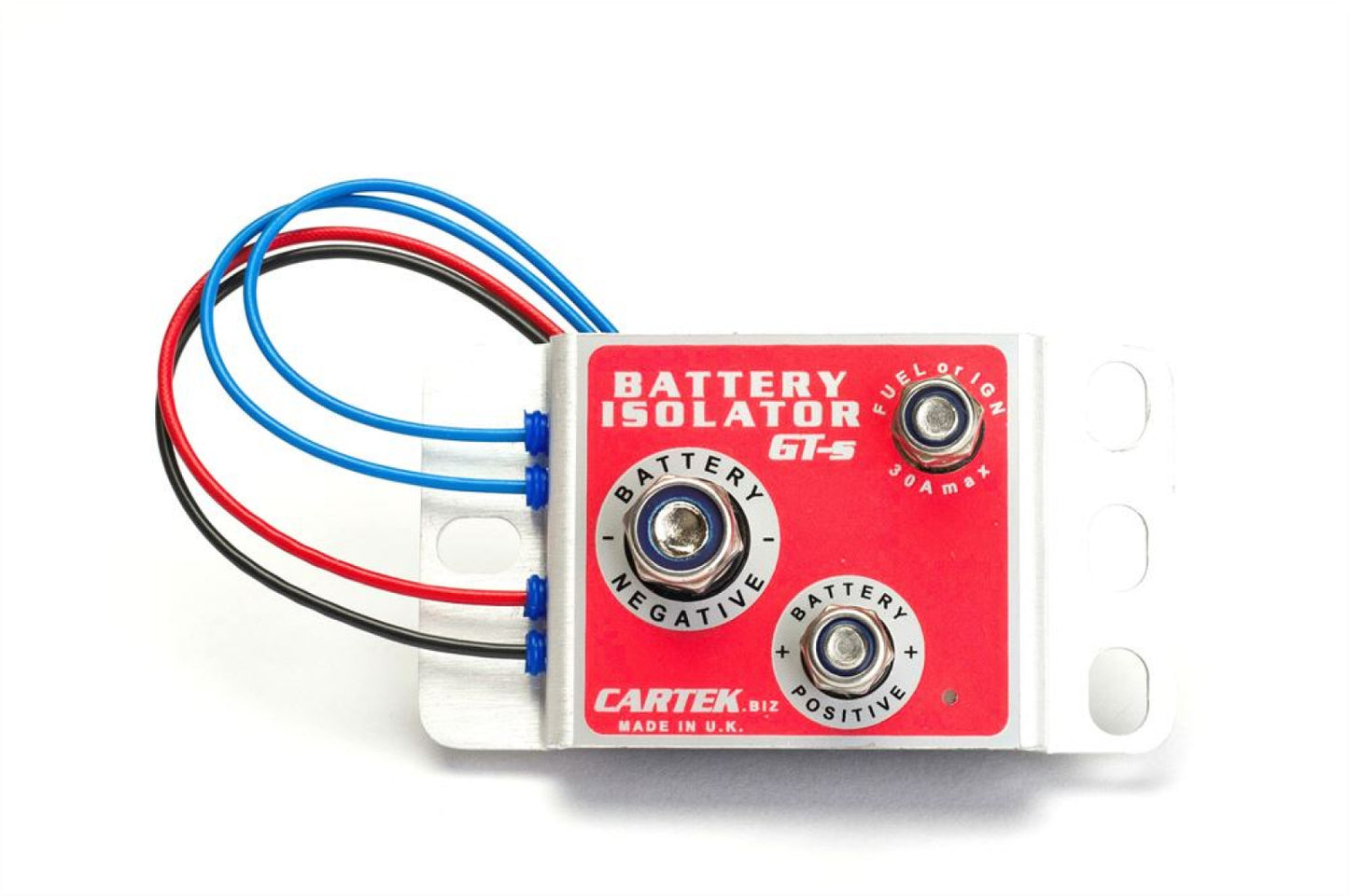 Cartek GT Battery Isolator Kit with Red Buttons CK-BG-06-R