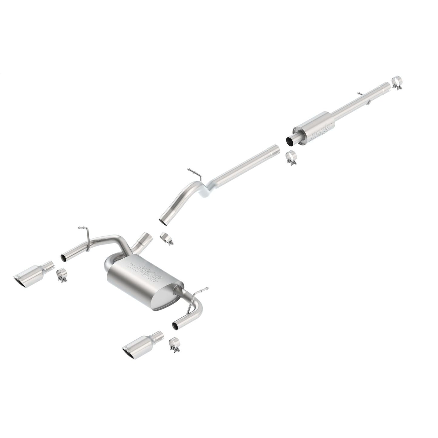Borla 2012-2018 Jeep Wrangler JKU Cat-Back Exhaust System Touring 140459