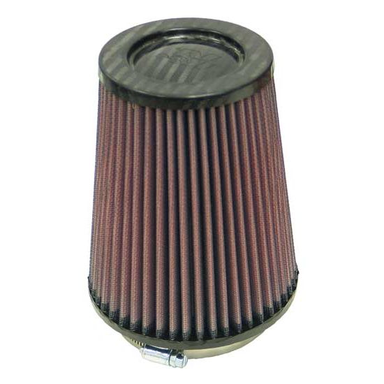 K&N RP-4980 Universal Air Filter - Carbon Fiber Top
