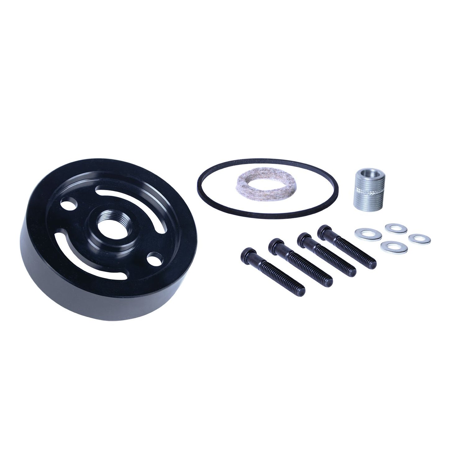 Derale GM V8 Canister Style to Spin On Oil Filter Adapter 35761