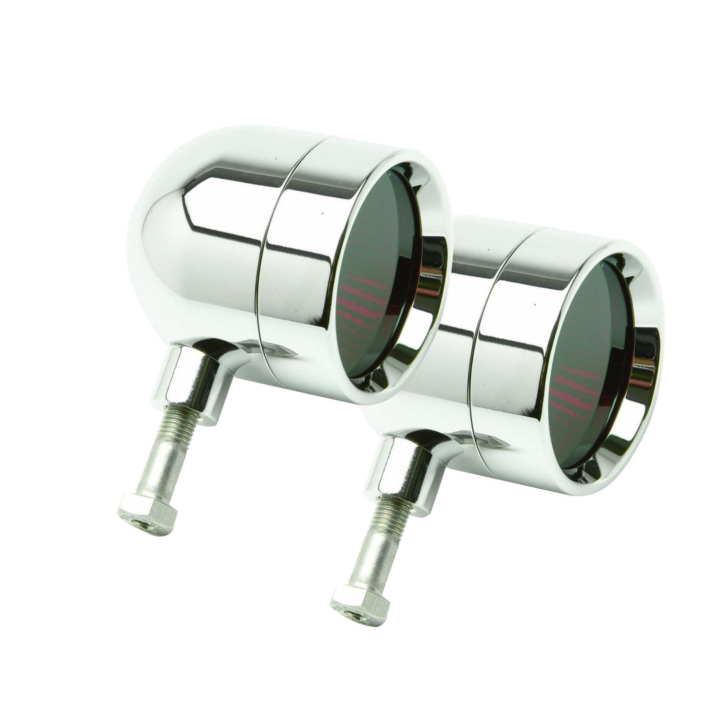 Lazer Star Lights 20 WATT RED SHORTY CHROME RIGID MOUNT LSK4820R-R