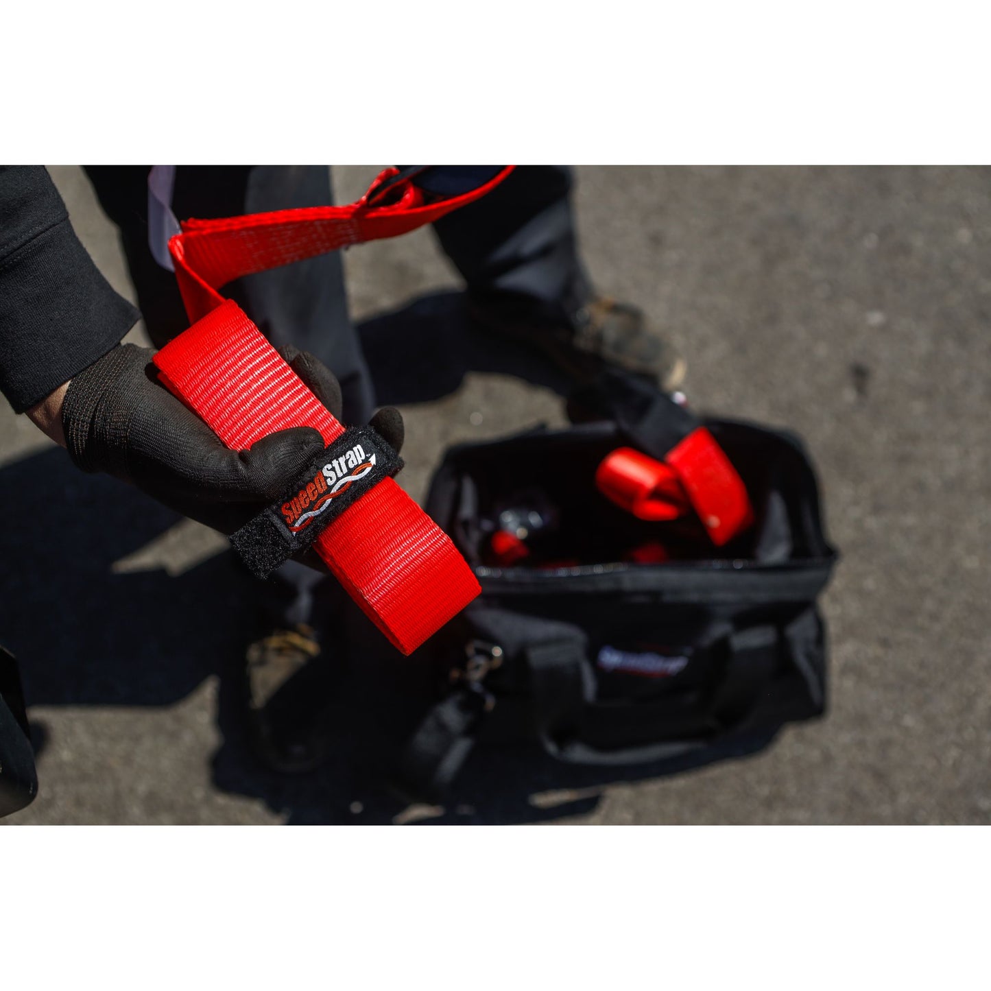 SpeedStrap 27013 Ratchet 2 in. x 10 ft. Tie Down w/ Twisted Snap Hooks and Axle Strap