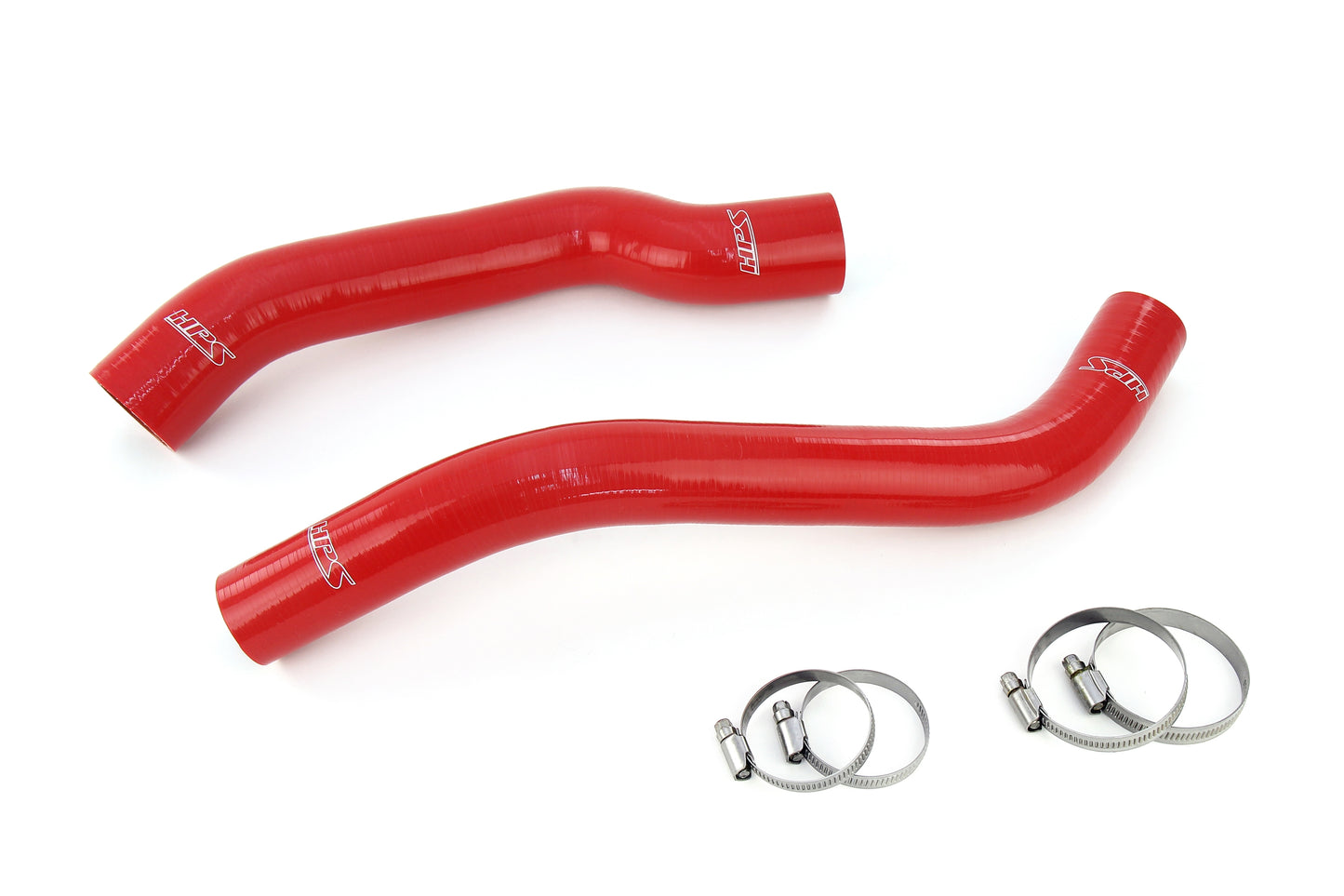 HPS Performance 3-ply Reinforced Silicone Replaces Rubber Upper & Lower Radiator Coolant Hoses 57-2130-RED