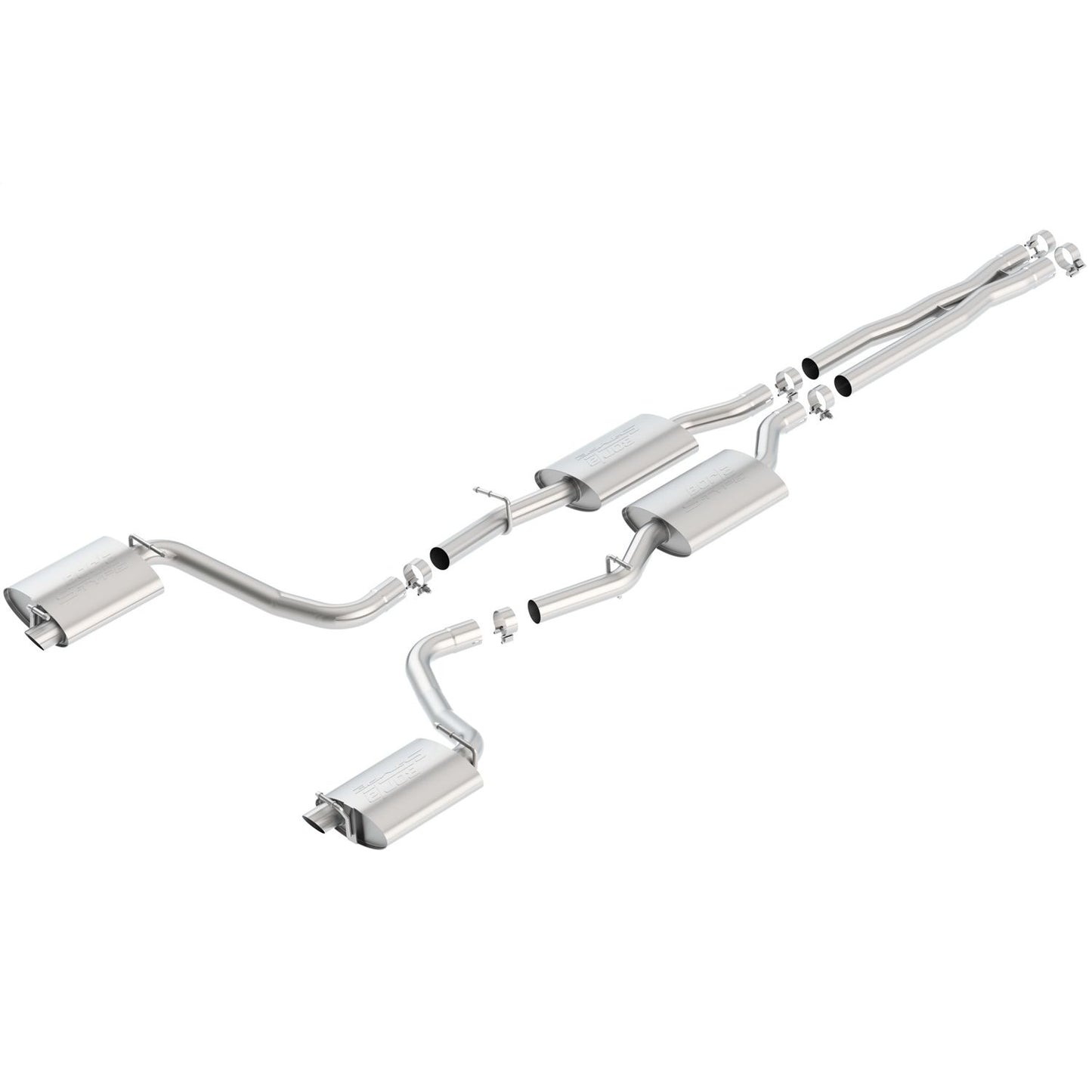 Borla 2015-2021 Chrysler 300/ Dodge Charger R/T Cat-Back Exhaust System S-Type 140636