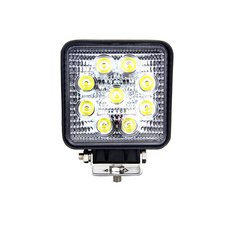 Quake LED - QFR167 - 4 Inch Work Light 27 Watt 60 Degree Warm Flood Fracture Series
