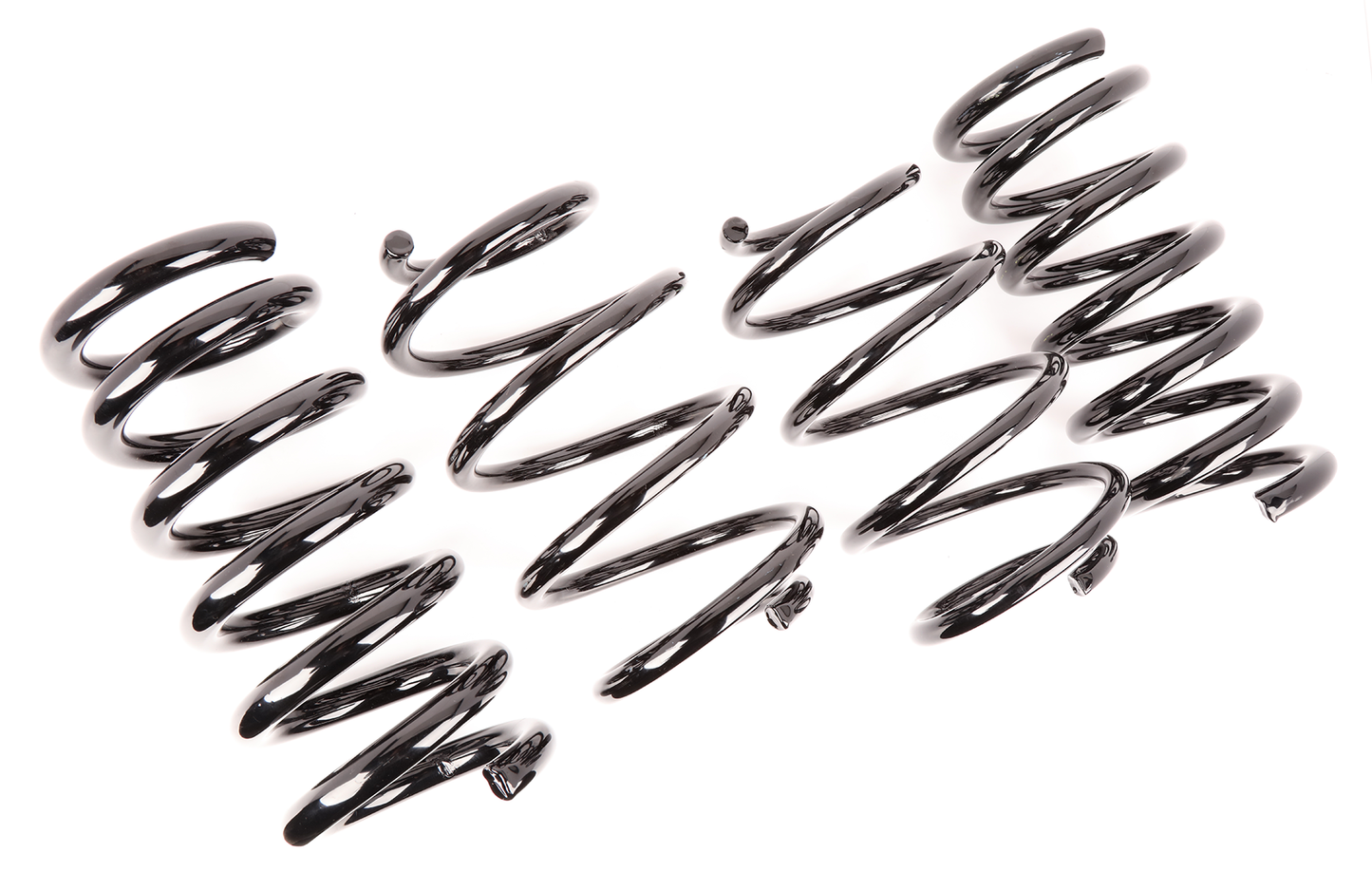 Aldan American Lowering Springs AXS Kit. Front and Rear. Ford Set of 4. Black. 500100