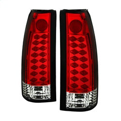 Spyder Auto LED Tail Lights - Red Clear 5001375