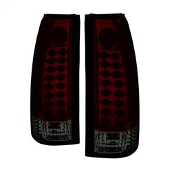Spyder Auto LED Tail Lights - Red Smoke 5001382