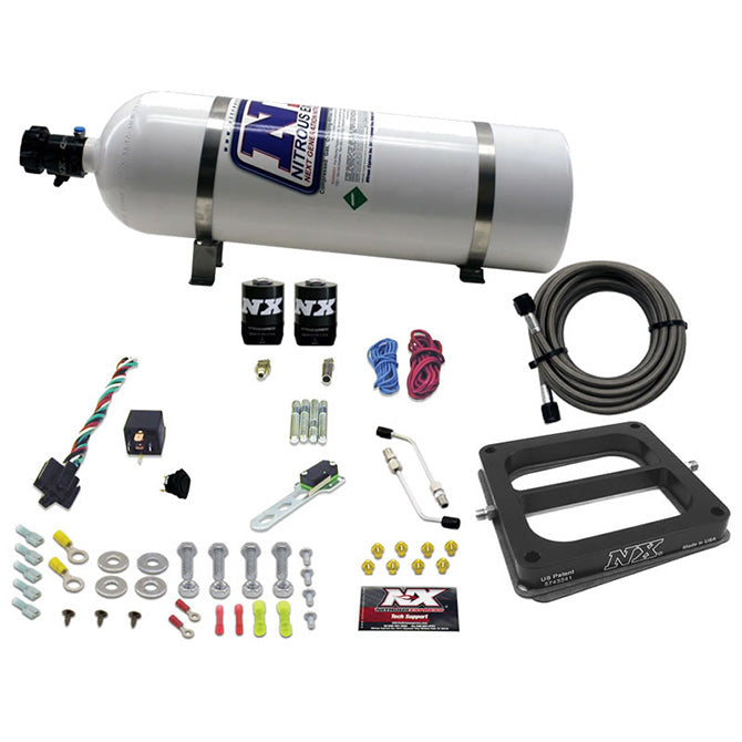 Nitrous Express DOM/GASOLINE (100-200-300-400-500HP) WITH 15LB BOTTLE NX-50070-15
