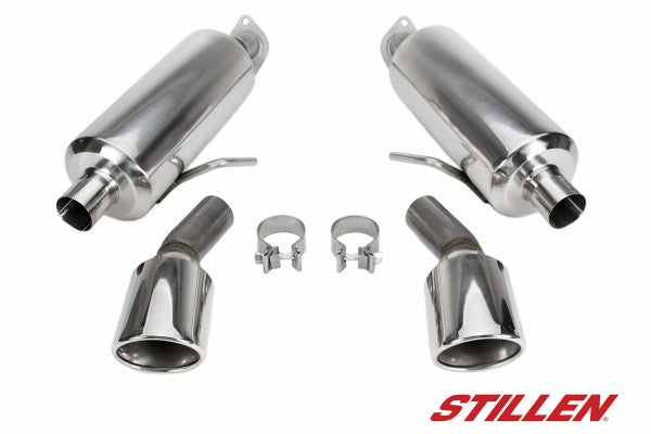 2016-2018 Infiniti Q50 2.0t Axle Back Exhaust System w/ Polished Tips - 504443