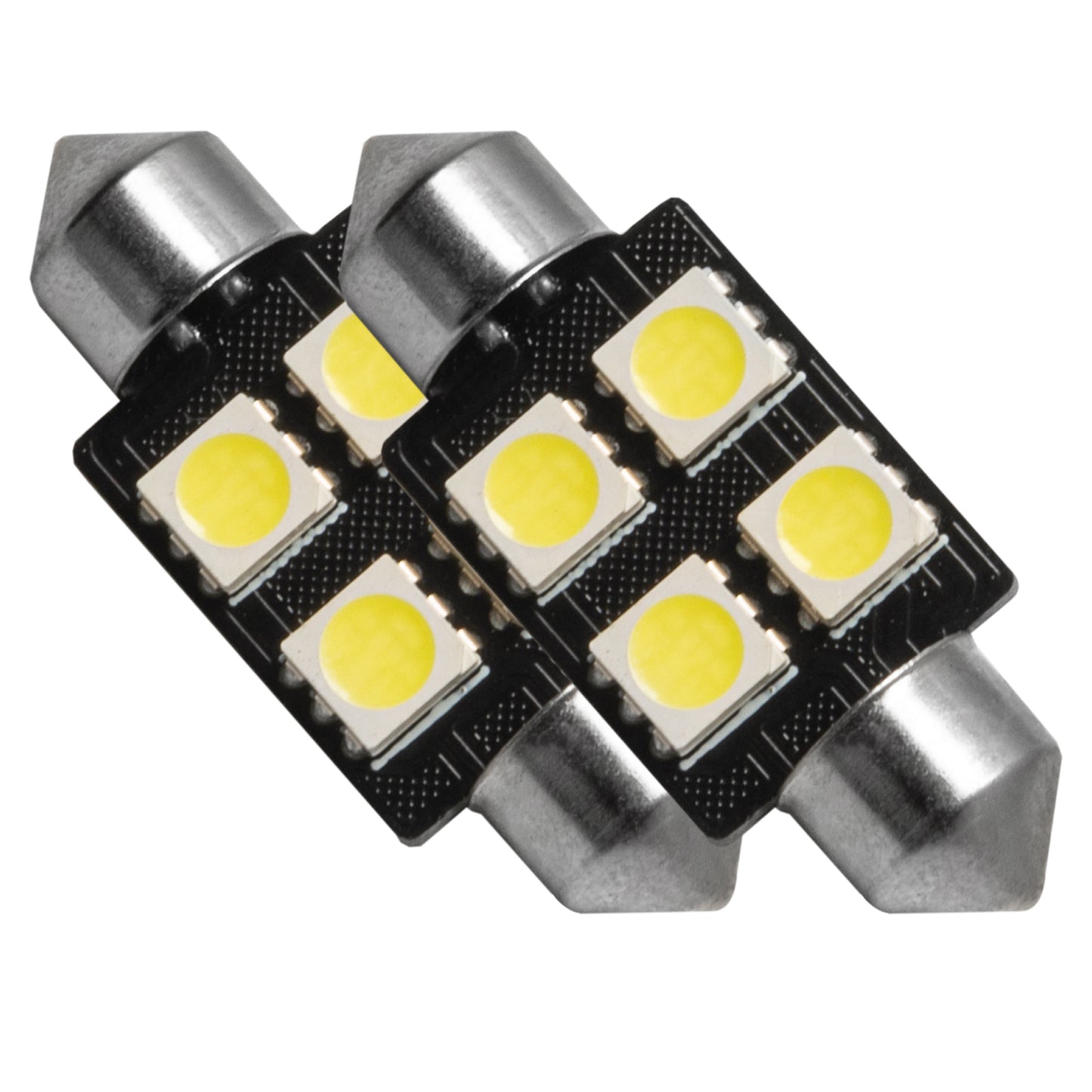 Oracle Lighting 5205-001 - ORACLE 37MM 4 LED 3-Chip Festoon Bulbs (Pair) - Cool White