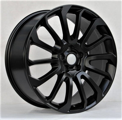 24" X 10" Gloss Black Aluminum Wheels Set - Dynamic Performance - R526-GB-24x10-5x120-45-72.56