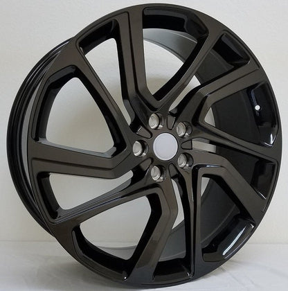 20" X 9.5" Gloss Black Aluminum Wheels Set - Dynamic Performance - R532-GB-20x9.5-5x120-45-72.56