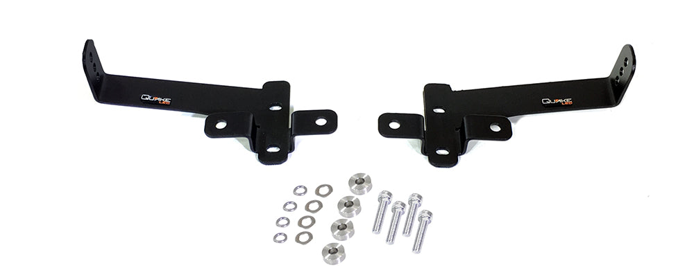 Quake LED - QBJ532 - Jeep Wrangler JL/Gladiator Dual Pod/Single 20 Inch Light Bar Hood Hinge Mount For 2018-2020 Jeep Wrangler