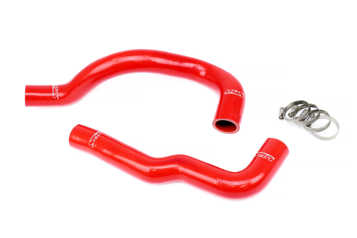 HPS Performance 3-ply Reinforced Silicone Replaces Rubber Radiator Coolant Hoses 57-1936-RED