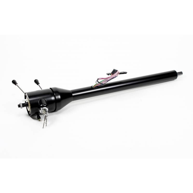 IDIDIT Universal 28" Tilt Floor Shift w/Ignition; Black Powder Coat 1520280051