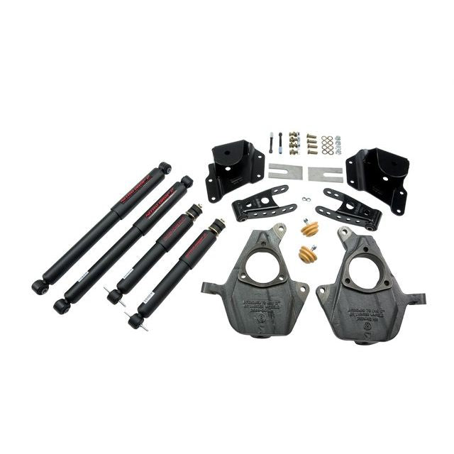BELLTECH 948ND LOWERING KITS Front And Rear Complete Kit W/ Nitro Drop 2 Shocks 1999-2000 Chevrolet Silverado/Sierra (Std Cab) 2 in. F/4 in. R drop W/ Nitro Drop II Shocks