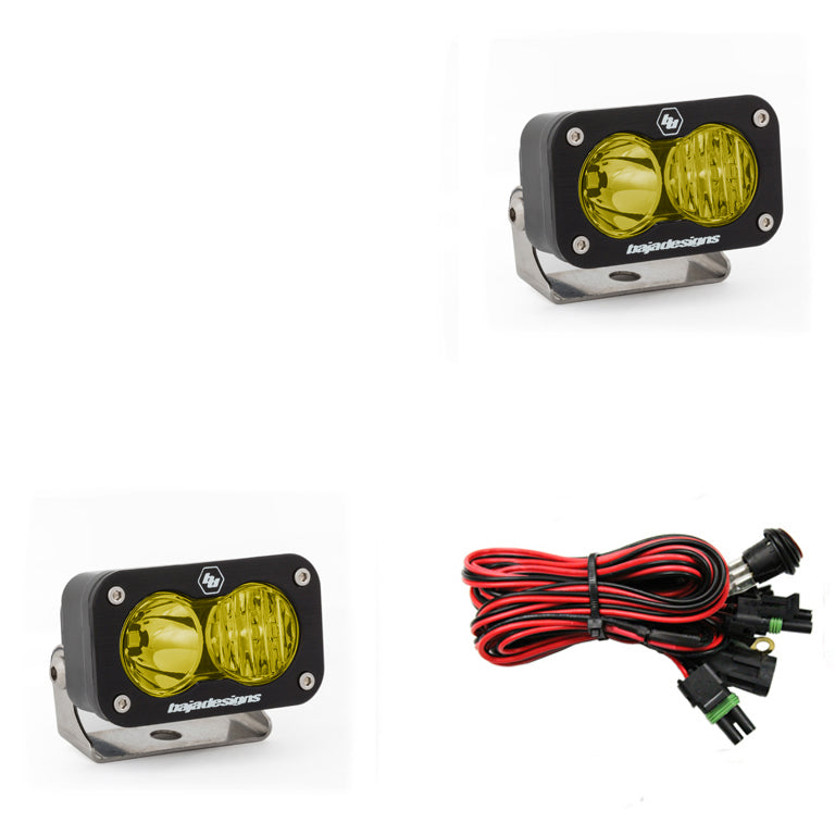 Baja Designs S2 Sport Black LED Auxiliary Light Pod Pair 547813