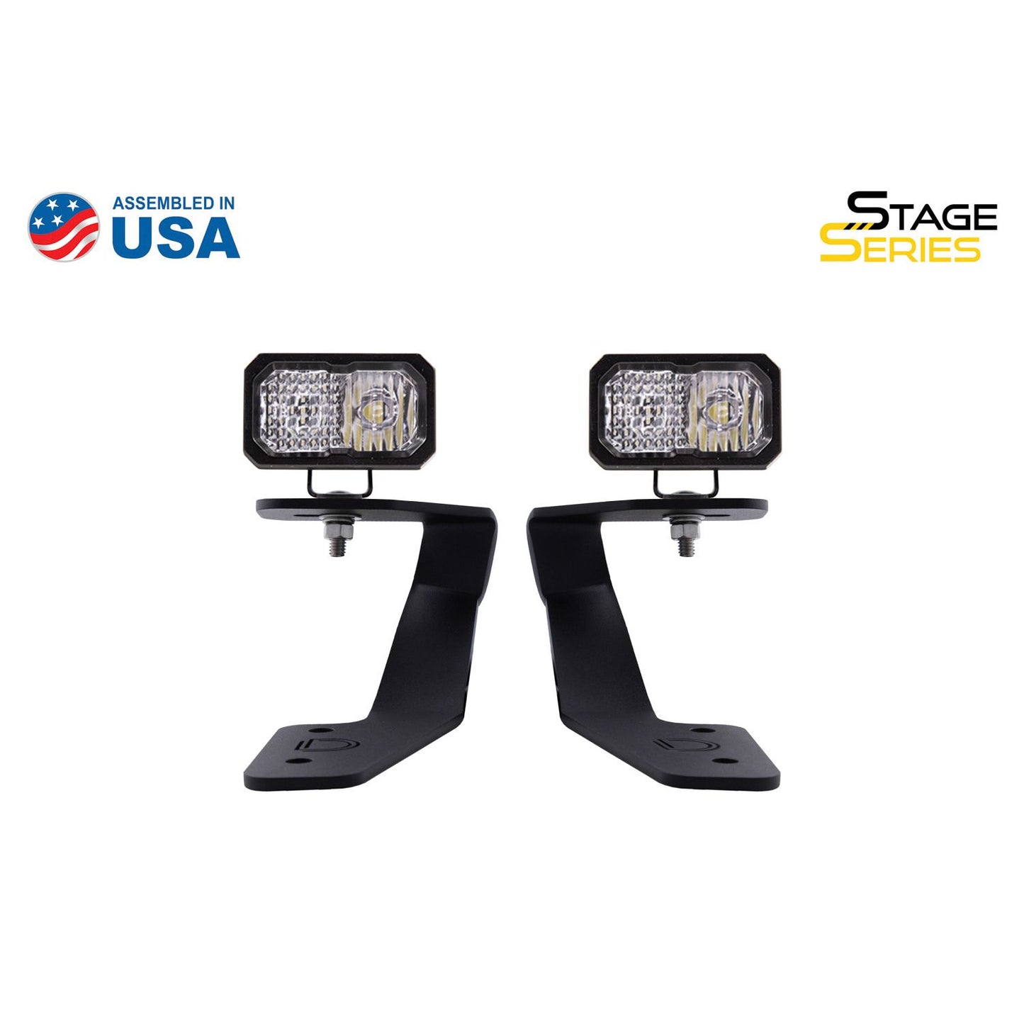 Diode Dynamics SSC2 LED Ditch Light Kit for 18-21 Subaru Crosstrek Sport White Combo DD6562