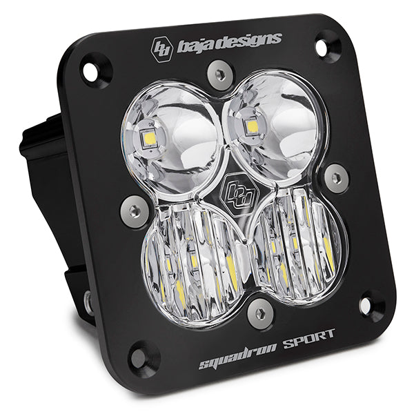 Baja Designs Squadron Sport Black Flush Mount LED Auxiliary Light Pod 551003