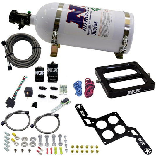 Nitrous Express 4500 RNC Conventional Plate System W/ .375" Solenoid W/ 10lb Bottle NX-55170-10