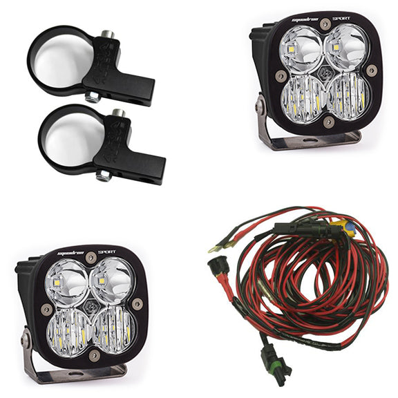 Baja Designs PowerSports Squadron Sport Horizontal Mount Light Kit 557104