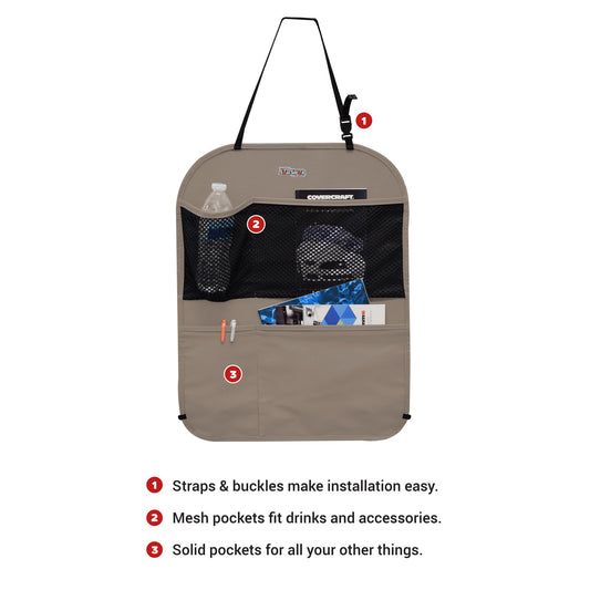 Covercraft Polycotton Seatback Organizer SBK1001PCSA