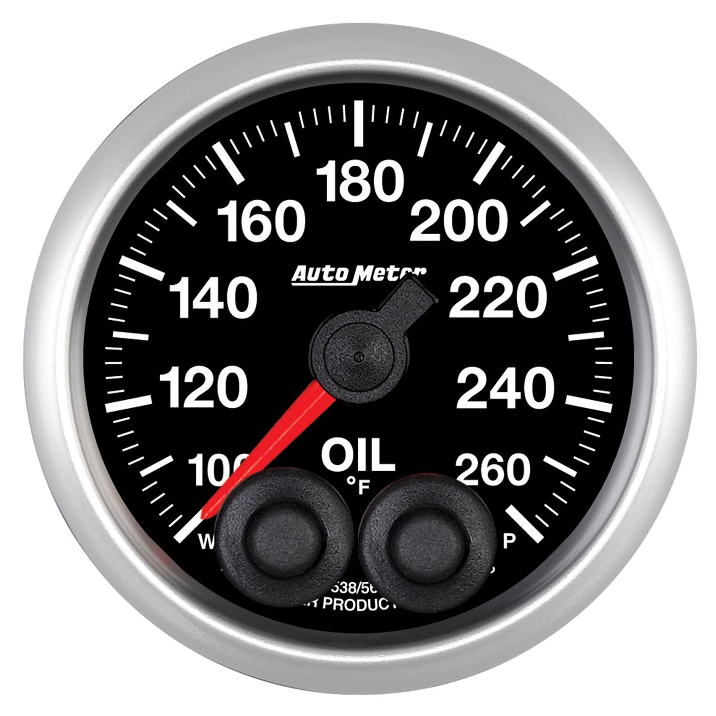 AutoMeter 2-1/16 in. OIL TEMPERATURE 100-260 Fahrenheit ELITE 5638