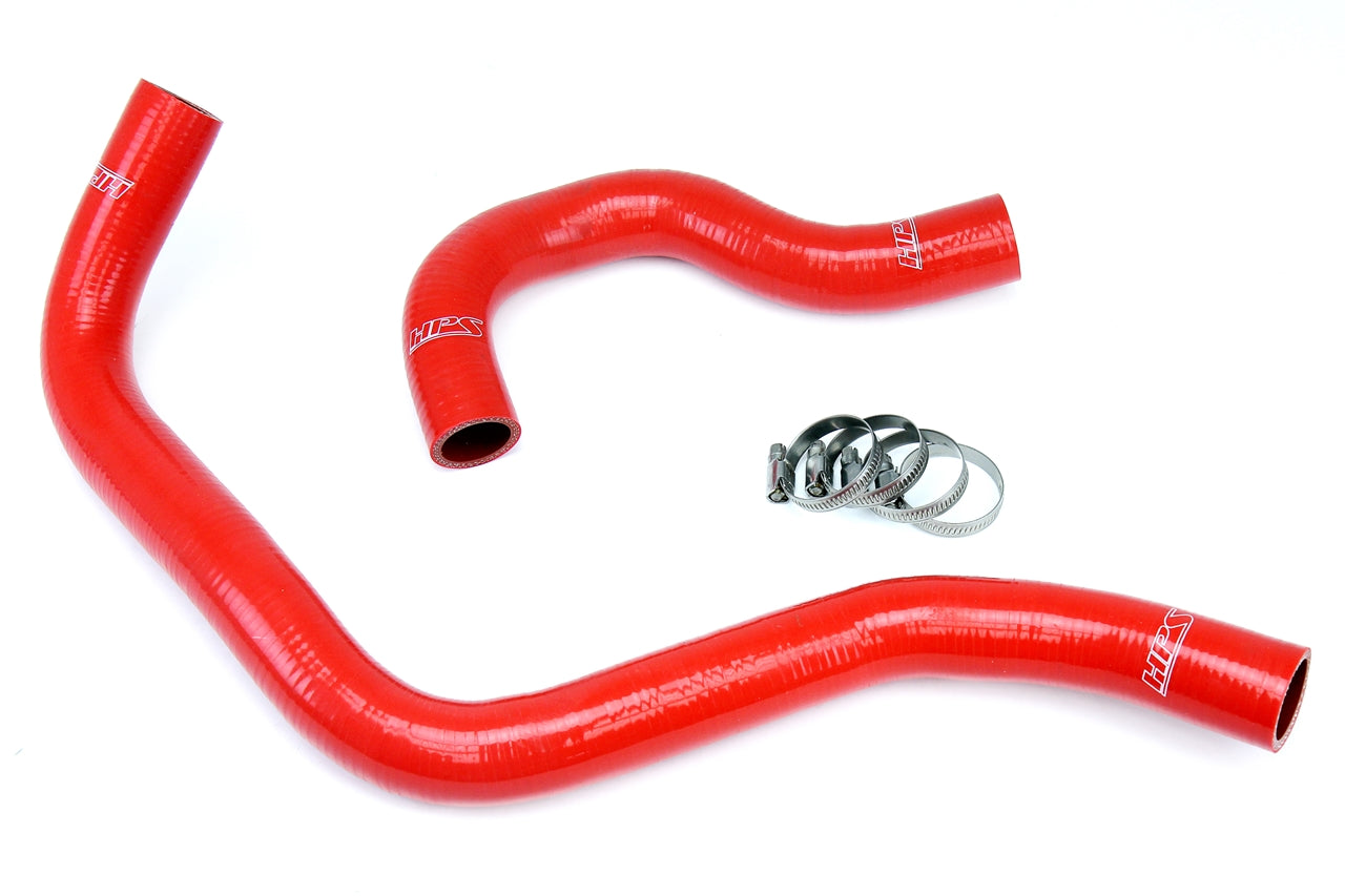 HPS Performance High Temp 3-ply Reinforced SiliconeReplace OEM Rubber Radiator Coolant Hoses 57-1002-RED