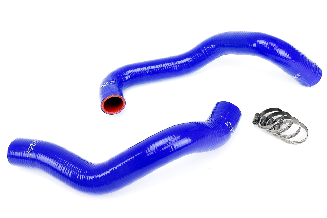 HPS Performance High Temp 3-ply Reinforced SiliconeReplace OEM Rubber Radiator Coolant Hoses 57-1011-BLUE