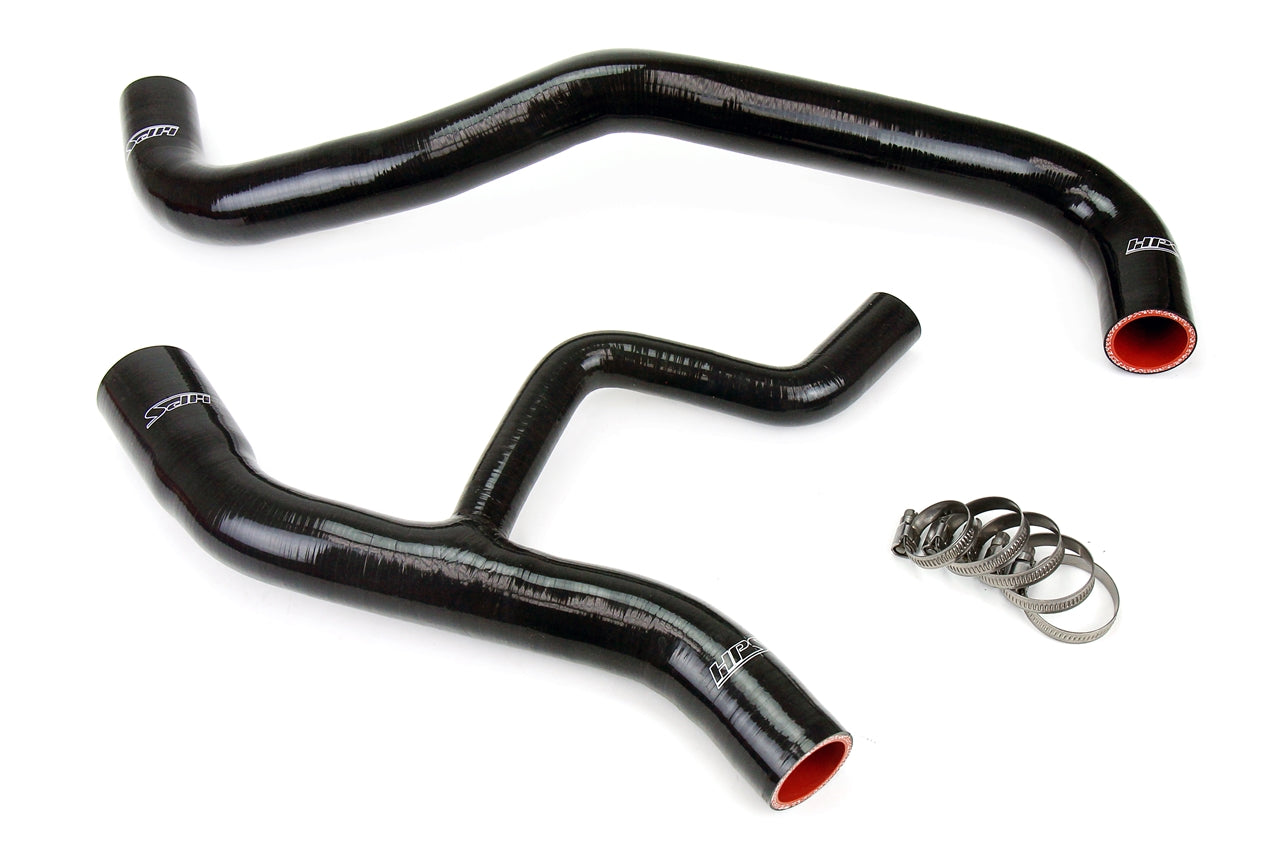 HPS Performance High Temp 3-ply Reinforced SiliconeReplace OEM Rubber Radiator Coolant Hoses 57-1012-BLK