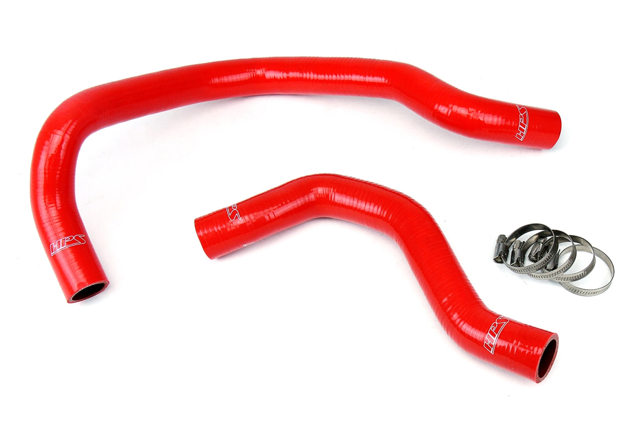 HPS Performance High Temp 3-ply Reinforced SiliconeReplace OEM Rubber Radiator Coolant Hoses 57-1016-RED