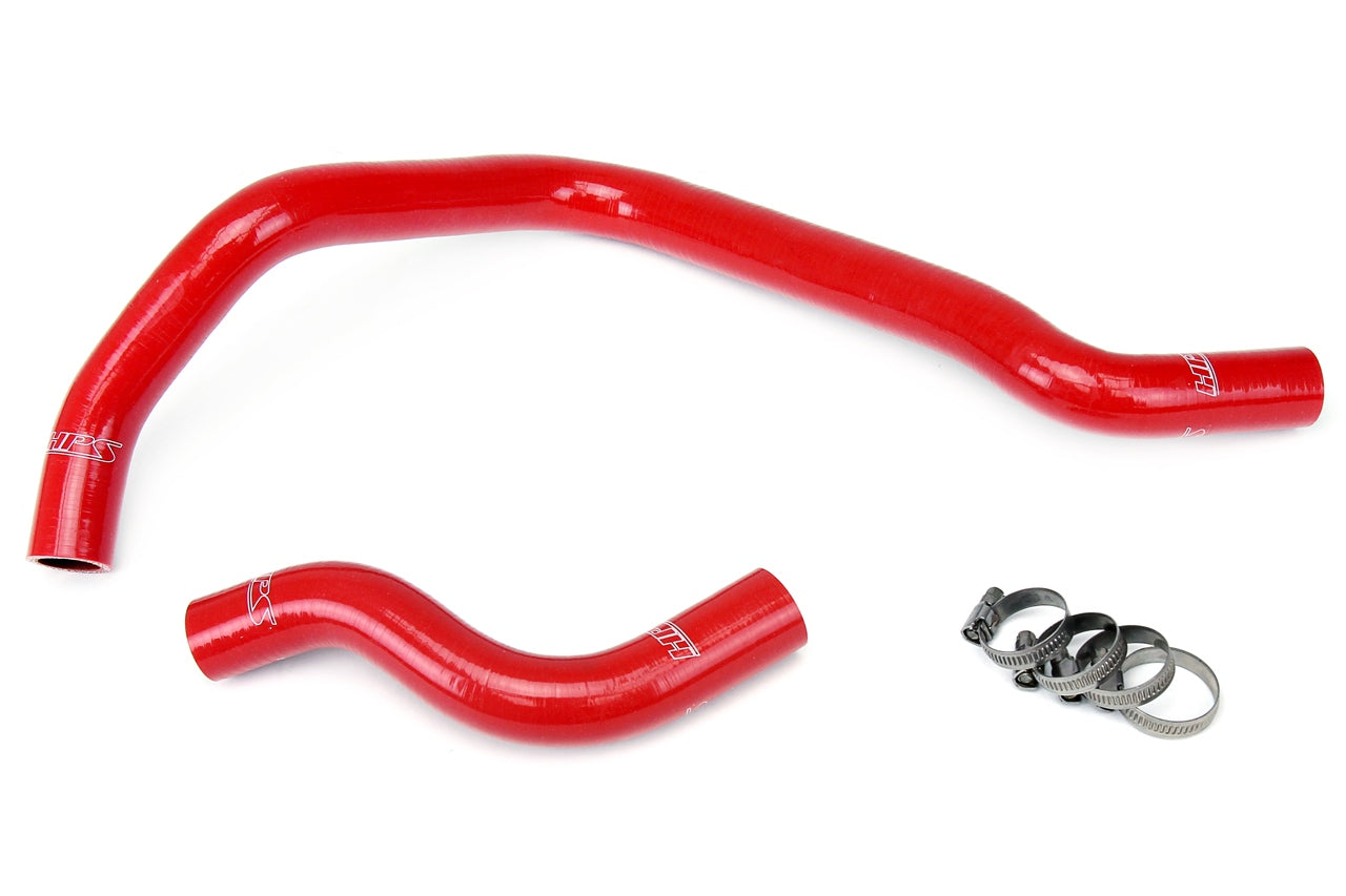 HPS Performance High Temp 3-ply Reinforced SiliconeReplace OEM Rubber Radiator Coolant Hoses 57-1018-RED
