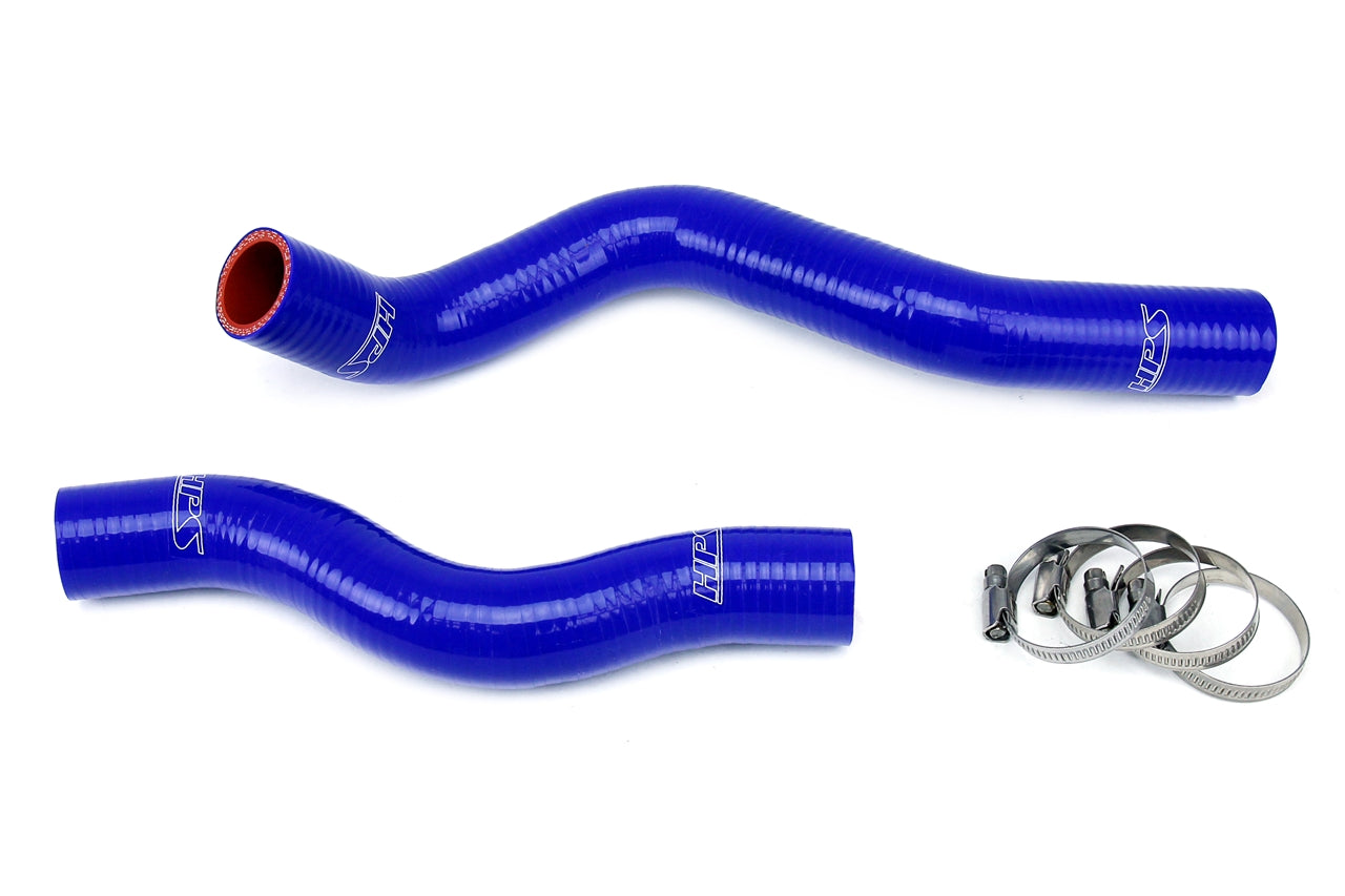 HPS Performance High Temp 3-ply Reinforced SiliconeReplace OEM Rubber Radiator Coolant Hoses 57-1022-BLUE