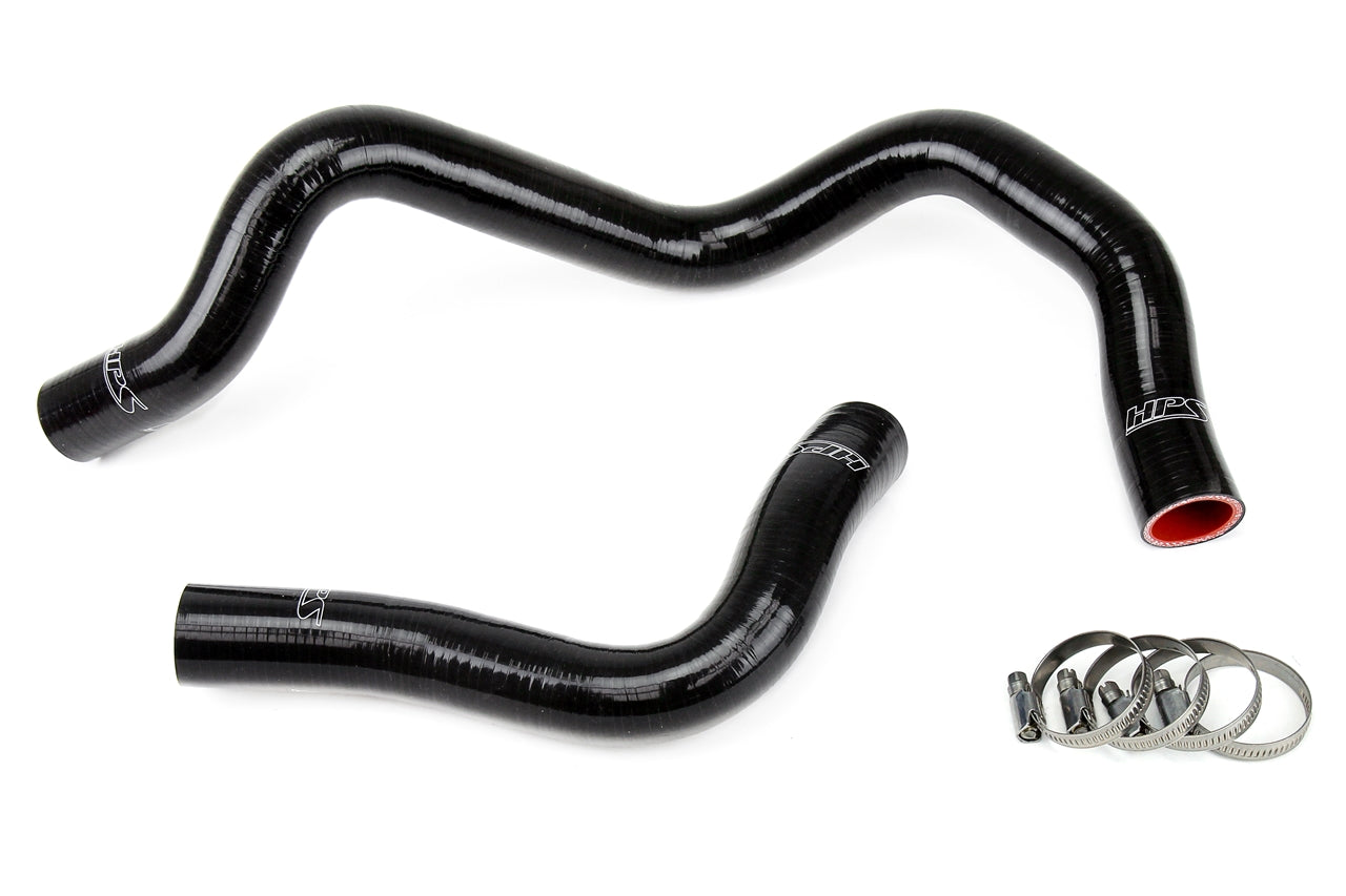 HPS Performance High Temp 3-ply Reinforced SiliconeReplace OEM Rubber Radiator Coolant Hoses 57-1031-BLK