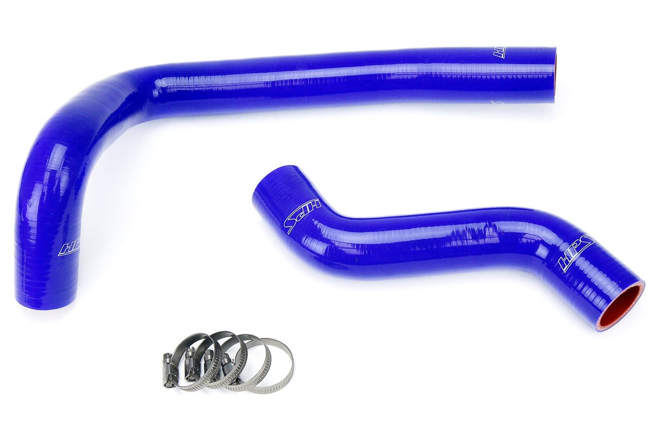 HPS Performance High Temp 3-ply Reinforced SiliconeReplace OEM Rubber Radiator Coolant Hoses 57-1035-BLUE