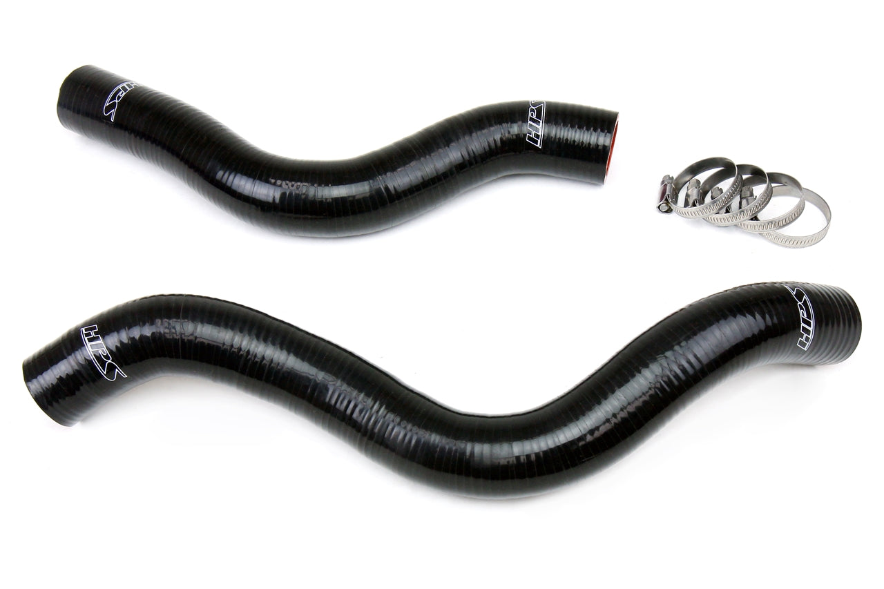 HPS Performance High Temp 3-ply Reinforced SiliconeReplace OEM Rubber Radiator Coolant Hoses 57-1038-BLK