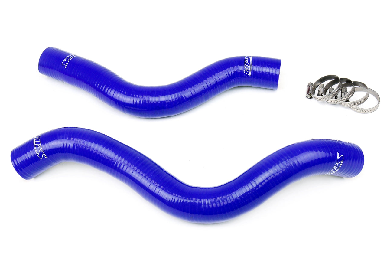 HPS Performance High Temp 3-ply Reinforced SiliconeReplace OEM Rubber Radiator Coolant Hoses 57-1038-BLUE