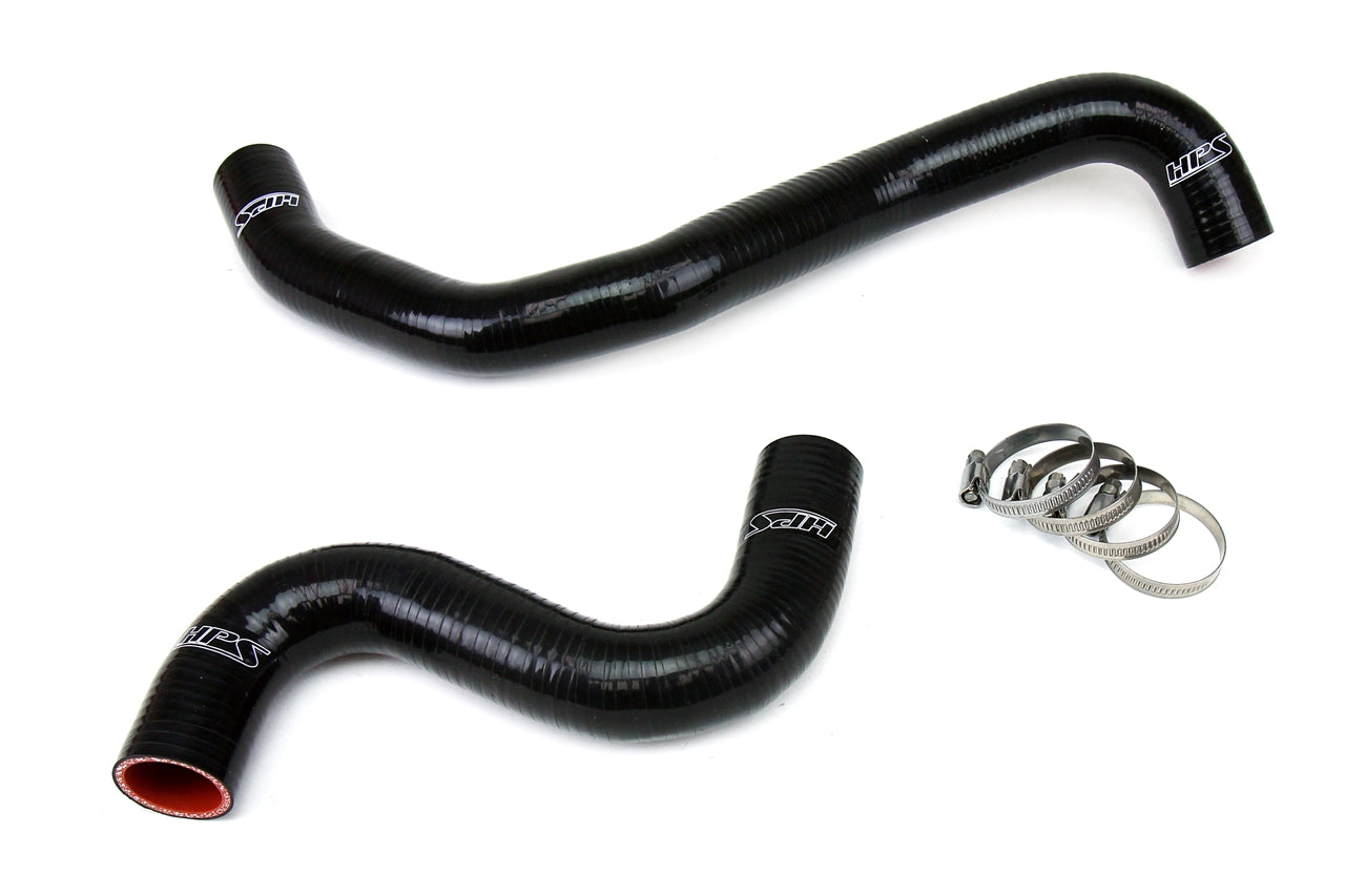 HPS Performance High Temp 3-ply Reinforced SiliconeReplace OEM Rubber Radiator Coolant Hoses 57-1052-BLK