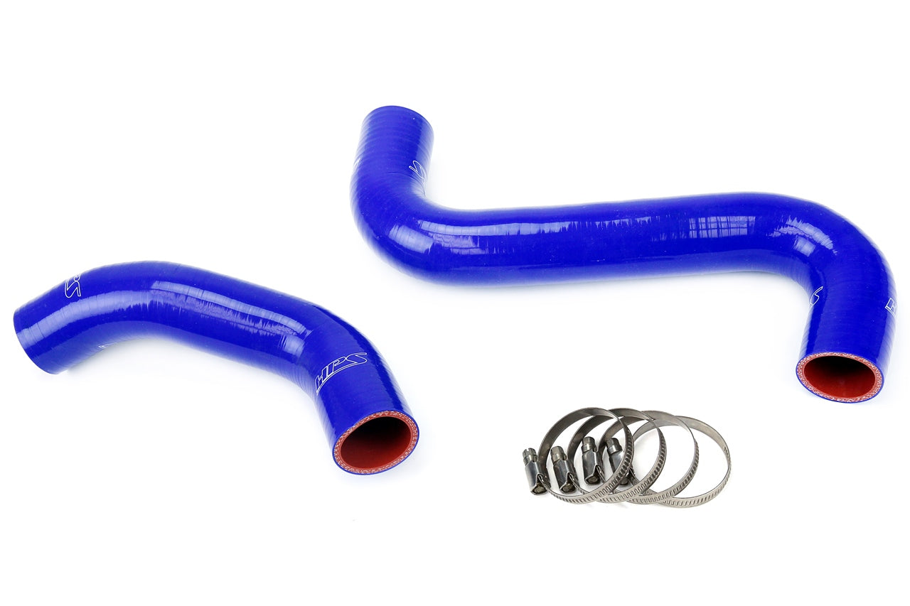 HPS Performance High Temp 3-ply Reinforced SiliconeReplace OEM Rubber Radiator Coolant Hoses 57-1061-BLUE