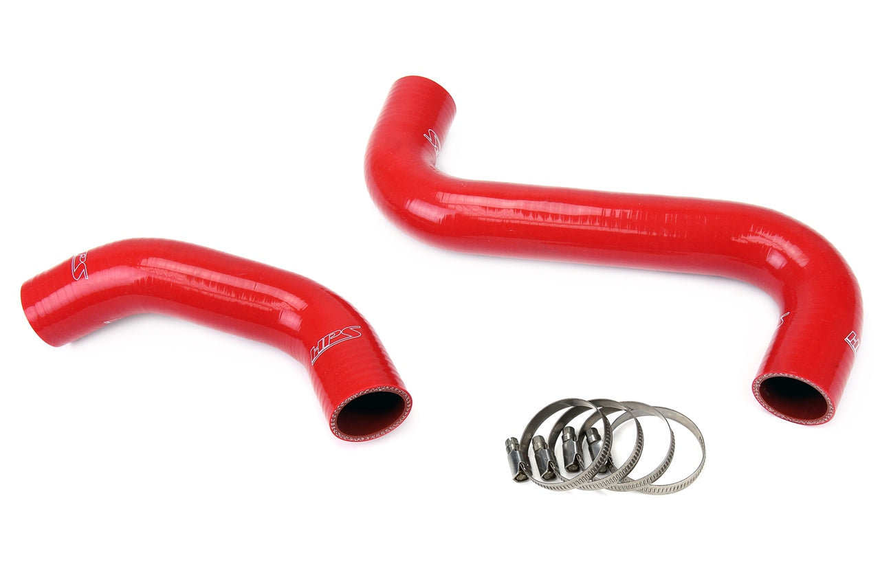 HPS Performance High Temp 3-ply Reinforced SiliconeReplace OEM Rubber Radiator Coolant Hoses 57-1061-RED