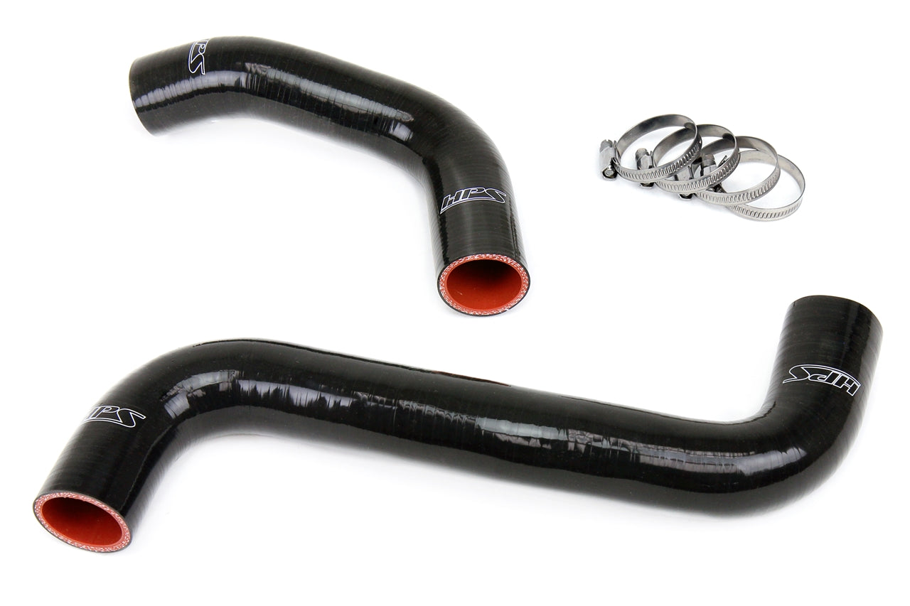 HPS Performance High Temp 3-ply Reinforced SiliconeReplace OEM Rubber Radiator Coolant Hoses 57-1064-BLK