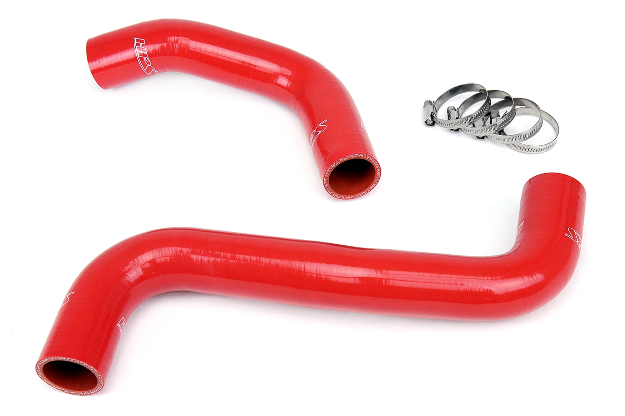 HPS Performance High Temp 3-ply Reinforced SiliconeReplace OEM Rubber Radiator Coolant Hoses 57-1064-RED