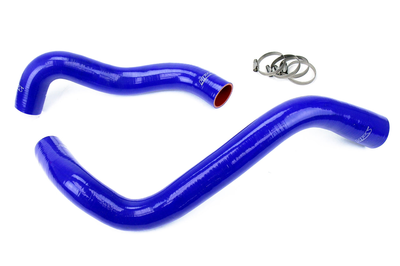 HPS Performance High Temp 3-ply Reinforced SiliconeReplace OEM Rubber Radiator Coolant Hoses 57-1074-BLUE