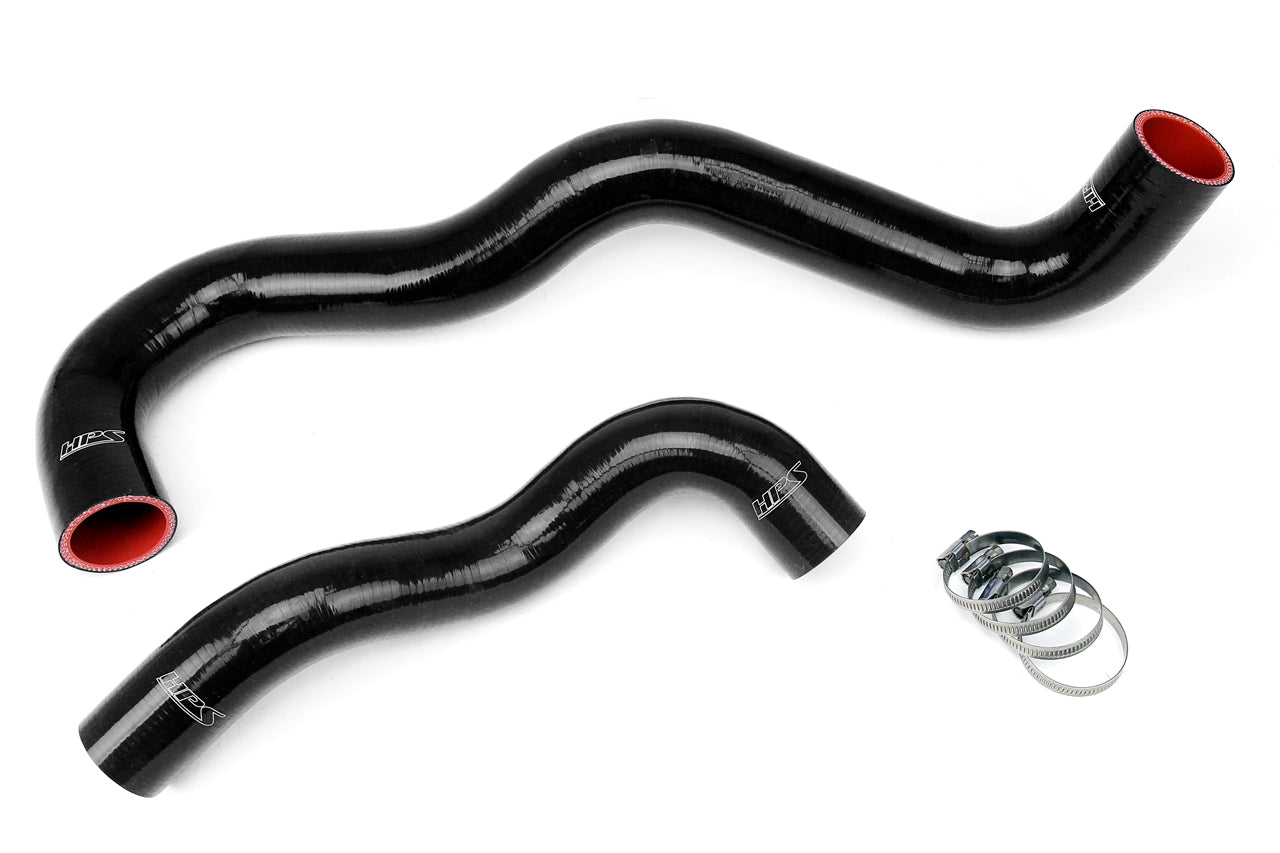 HPS Performance High Temp 3-ply Reinforced SiliconeReplace OEM Rubber Radiator Coolant Hoses 57-1075-BLK