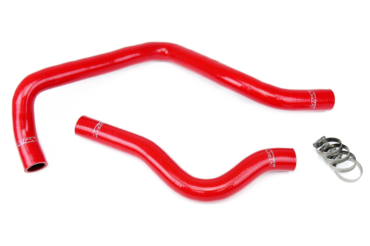 HPS Performance High Temp 3-ply Reinforced Silicone Replace OEM Rubber Radiator Coolant Hoses 57-1207-RED