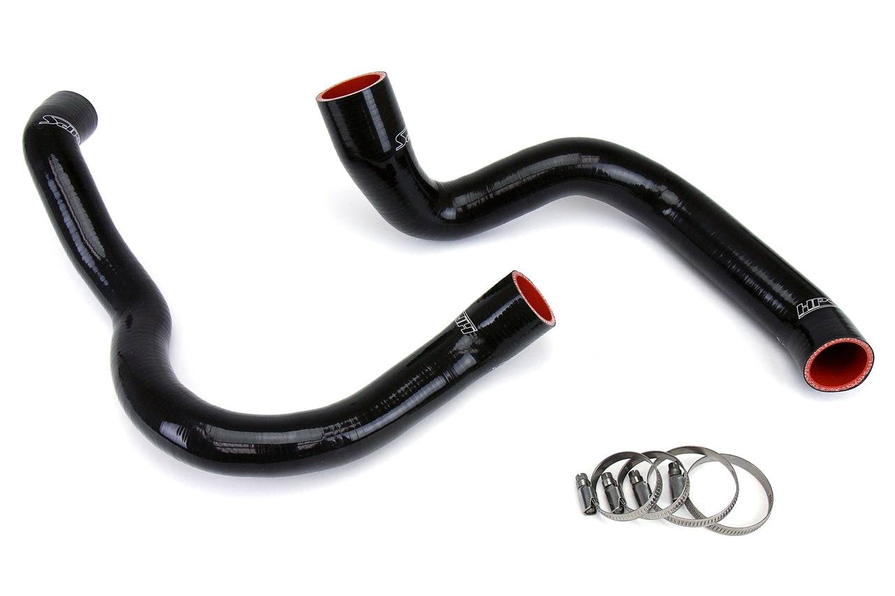 HPS Performance High Temp 3-ply Reinforced Silicone Replace OEM Rubber Radiator Coolant Hoses 57-1219-BLK