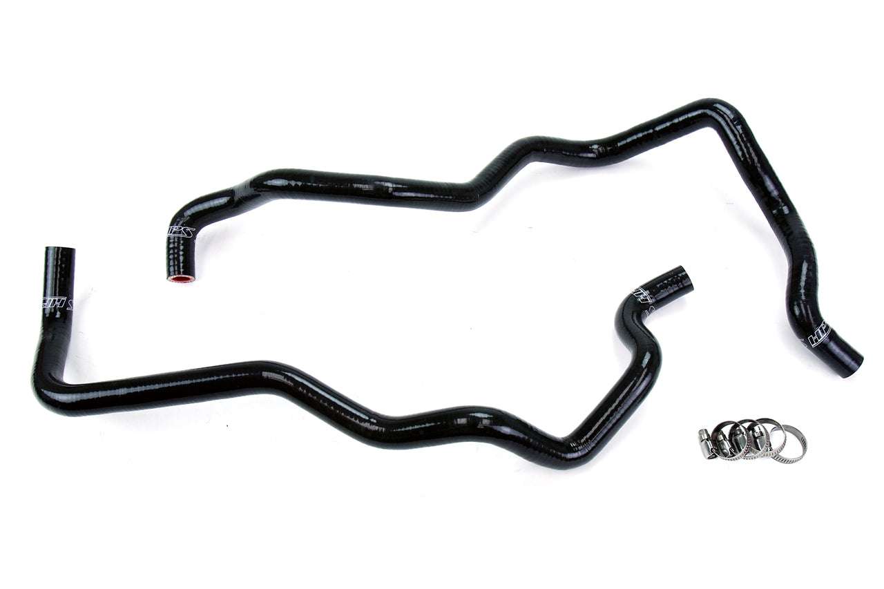 HPS Performance High Temp 3-ply Reinforced Silicone Replace OEM Rubber Heater Coolant Hoses 57-1220H-BLK