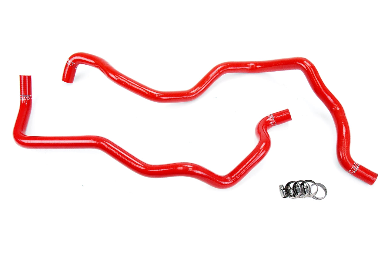 HPS Performance High Temp 3-ply Reinforced Silicone Replace OEM Rubber Heater Coolant Hoses 57-1220H-RED