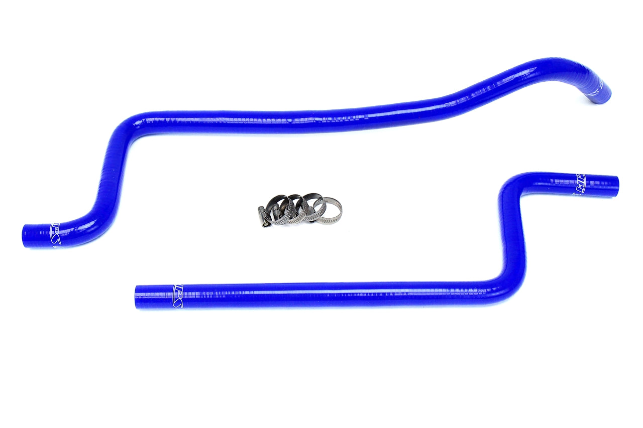 HPS Performance High Temp 3-ply Reinforced Silicone Replace OEM Rubber Heater Coolant Hoses 57-1221H-BLUE